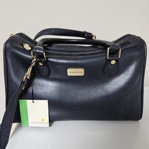 Liz Claiborne navy blue satchel